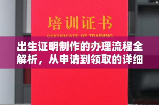 金山屯出生证明制作的办理流程全解析，从申请到领取的详细指南