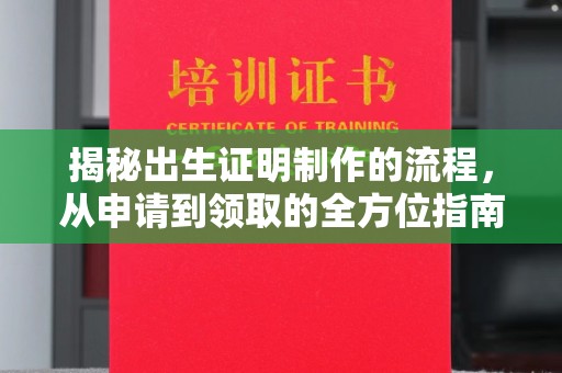 金山屯揭秘出生证明制作的流程，从申请到领取的全方位指南
