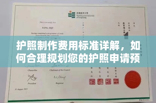 金山屯护照制作费用标准详解，如何合理规划您的护照申请预算