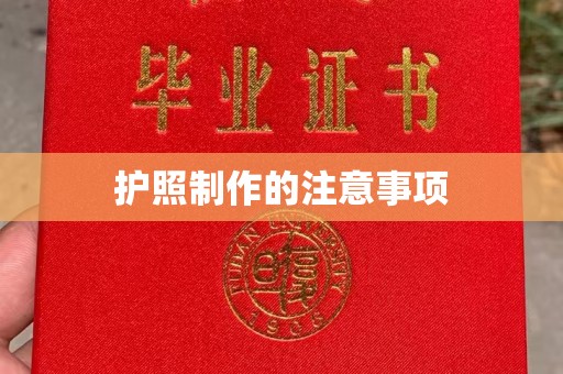 金山屯护照制作的注意事项